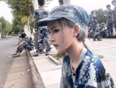 军训小姐姐演讲视频,青春风采，军魂铸就